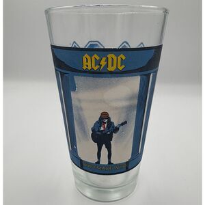 AC/DC Who Made Who Collectible Pint Beer Glass 2010 Music Memorabilia Barware